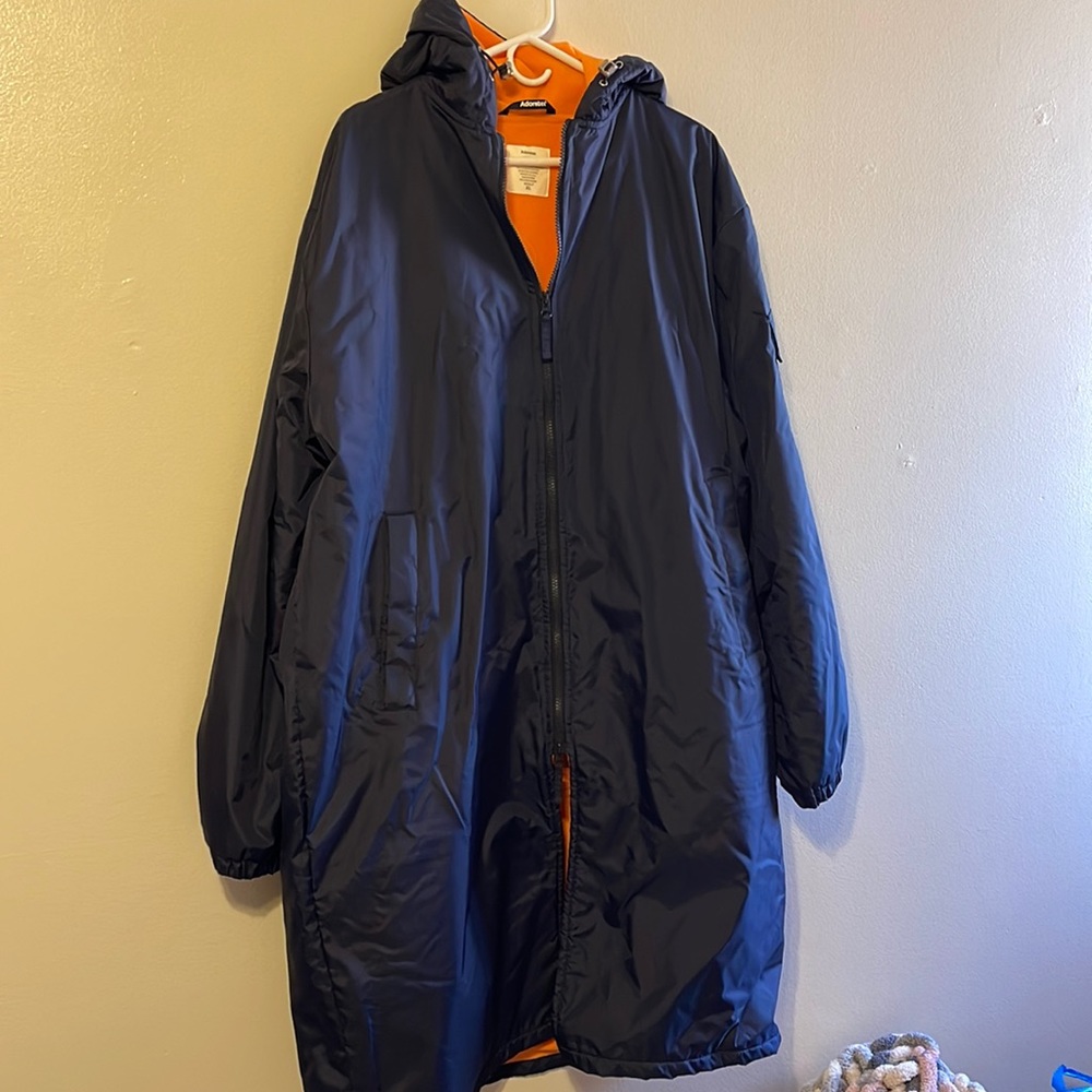 Fleece lined swim parka